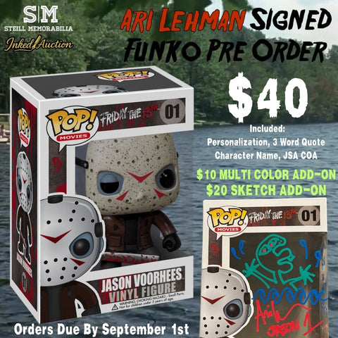 Ari Lehman Funko Signing Pre-Order