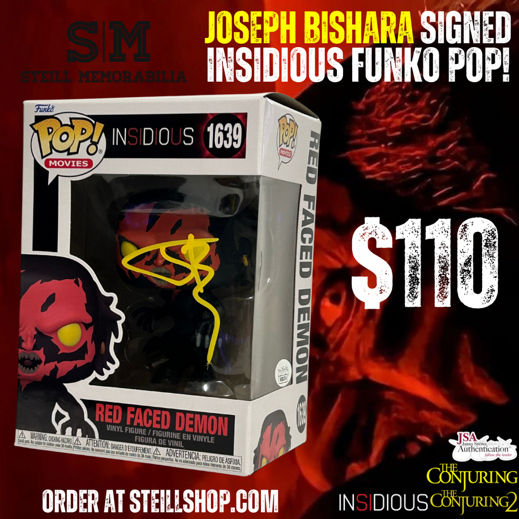 Joseph Bishara signed Funko Pop