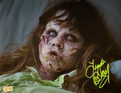 Linda Blair Signed The Exorcist 11x14 Photo (Beckett)