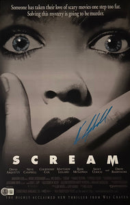 Neve Campbell Signed 11x17 Scream (1996) Poster (JSA Witnessed COA)