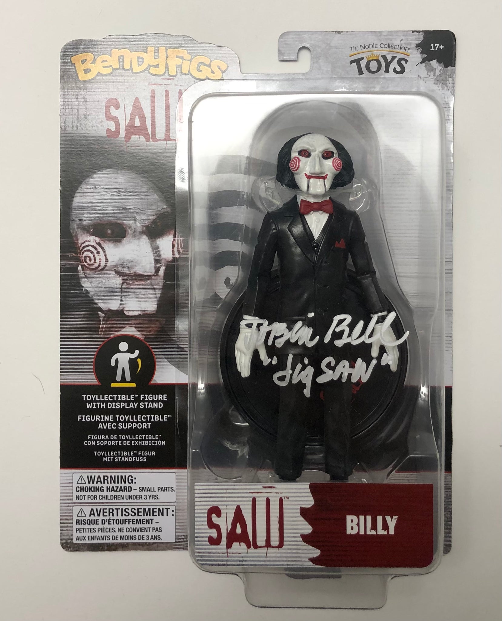 Tobin Bell Signed Figure Inscribed "Jigsaw" (Beckett Witnessed COA)