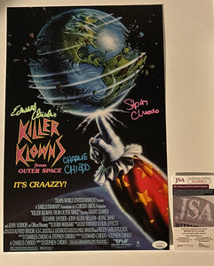 Chiodo Bros Signed Killer Klowns From Outer Space Poster