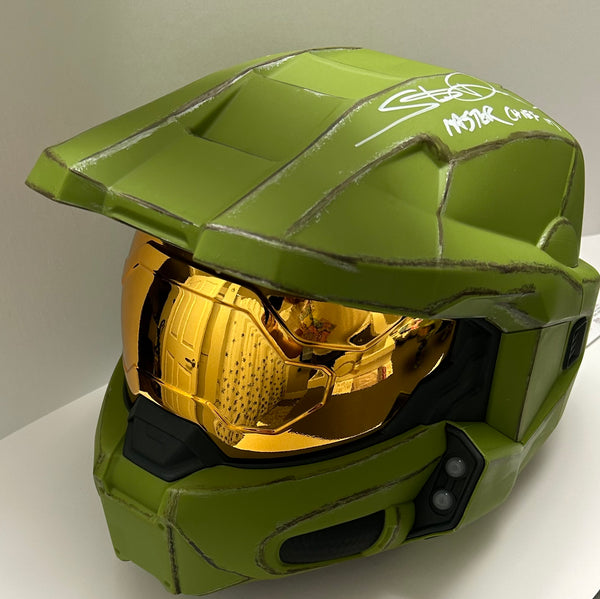 Front/Side view of helmet