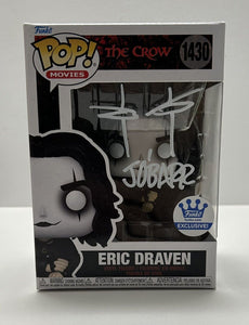 [Exclusive] James O'Barr Signed The Crow #1430 Funko POP! with Eye Drawing (Beckett COA)