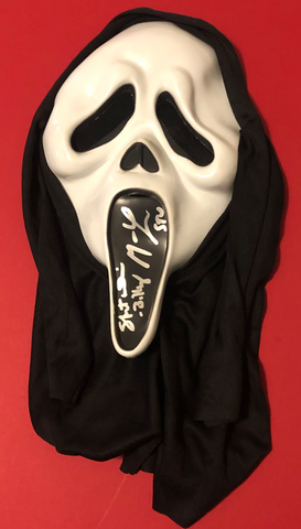 Matthew Lillard & Skeet Ulrich Signed Scream Ghostface Mask (JSA Witnessed COA)