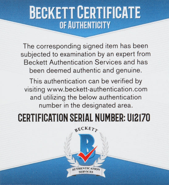 Beckett COA for Jeremy Bulloch signed proto